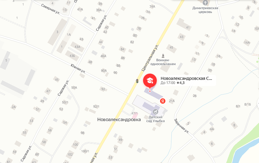 Яндекс-карта